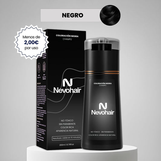 Champú colorante instantáneo