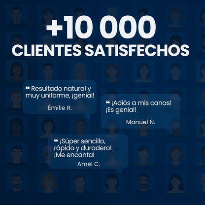 Champú colorante instantáneo